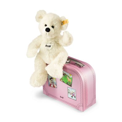STEIFF® 111563 - Teddybär Lotte weiß 28 cm mit Koffer