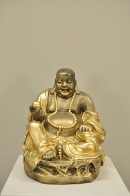 Buddha China dick Happy Glücklich Fat lustig lachender Statue Figur Büste