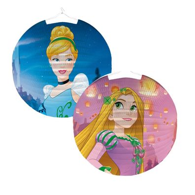 Disney Princess Cinderella Rapunzel Laterne Lampion rund 25cm St. Martin Fest