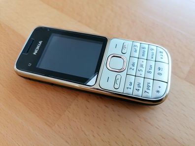 Nokia C2-01 warm silver / ohne Simlock / neuwertig / TOPP !!!