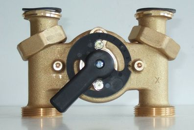 Moeller Vier-Wege-Ventil Messing | 1/4 Zoll Kraftstoffventil | Für Marine Kraftstoffsysteme