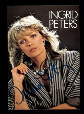 Ingrid Peters Autogrammkarte Original Signiert ## BC 88267