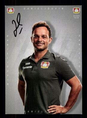 Daniel Jouvin Autogrammkarte Bayer Leverkusen 2019-20 Original Signiert