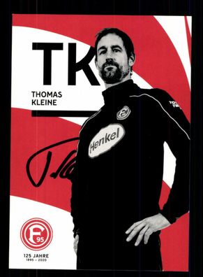 Thomas Kleine Autogrammkarte Fortuna Düsseldorf 2019-20 Original Signiert