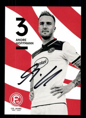 Andre Hoffmann Autogrammkarte Fortuna Düsseldorf 2019-20 Original Signiert