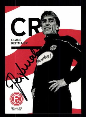 Claus Reitmaier Autogrammkarte Fortuna Düsseldorf 2019-20 Original Signiert