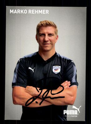 Marko Rehmer DFB Autogrammkarte Nationalspieler Original Signiert
