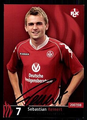 Sebastian Reinert 1.F.C. Kaiserslautern 2007/08 + A 63311