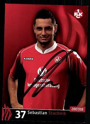 Sebastian Stachnik 1.F.C. Kaiserslautern 2007/08 + A 63312