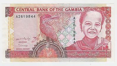 5 Dalasis Banknote Central Bank of Gambia