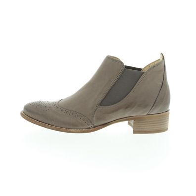 Paul Green Damenschuhe Größe 37 Grau Chelsea Boots Foulard Trüffel 7358206-A-O