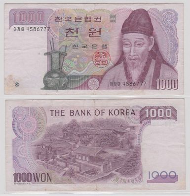 1000 Won Banknote Südkorea 1983 (137563)