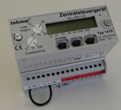 Tekmar Zentralsteuergerät 1470 für Elektro-Speicherheizungen