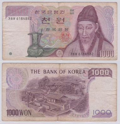 1000 Won Banknote Südkorea 1983 (135071)