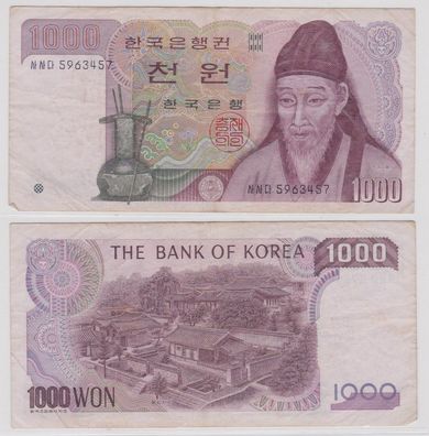 1000 Won Banknote Südkorea 1983 (132593)
