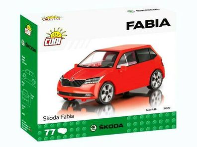 COBI Auto / Cars Bausatz SET 24570 Skonda Fabia rot