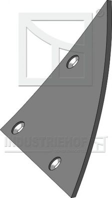 Streichblech-Vorderteil B2K R 8mm - rechts (Lemken) 32.0089. US40