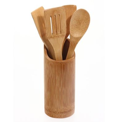 Holz Bambus Küchenhelfer Set 5-Teilig