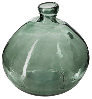 Runde Vase für geschnittene Vasen, Glas, grau, Ø 33 cm - Atmosphera