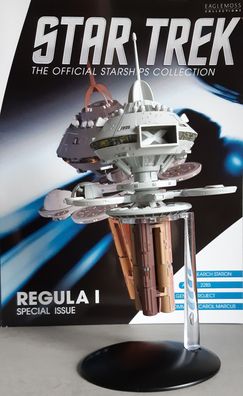 Star Trek Regula I Space Laboratory Modell Spezial 24 Eaglemoss englisches Magazin OP