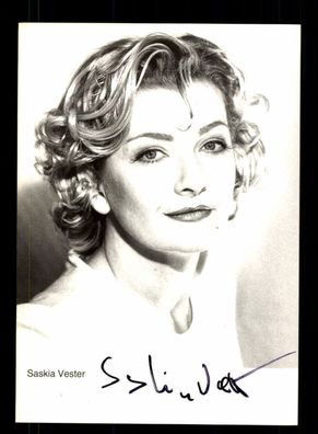 Saskia Vester Rüdel Autogrammkarte Original Signiert # BC 89295