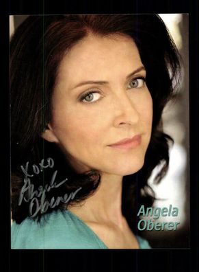 Angela Oberer Autogrammkarte Original Signiert Schriftstellerin ## BC 172470
