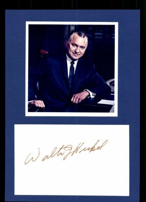 Walter Hickel Gouverneur von Alaska Original Signiert # BC G 30313