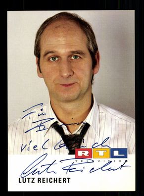 Lutz Reichert RTL Autogrammkarte Original Signiert # BC 83306