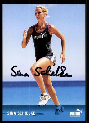 Sina Schielke Autogrammkarte Original Signiert Leichtathletik + A 115448
