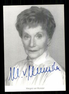 Margret van Munster Lindenstraße Autogrammkarte Original Signiert # BC 83884