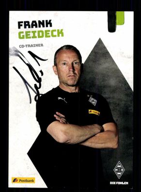 Frank Geideck Autogrammkarte Borussia Mönchengladbach 2019-20 Original