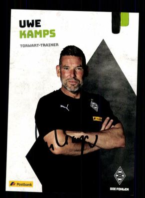 Uwe Kamps Autogrammkarte Borussia Mönchengladbach 2019-20 Original