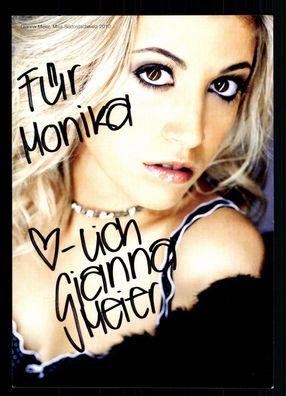 Gianna Meier Autogrammkarte Original Signiert Model # BC 23711