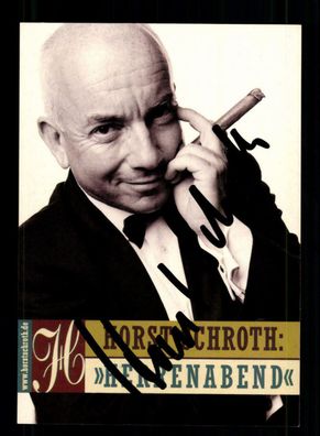 Horst Schroth Autogrammkarte Original Signiert + F 1319
