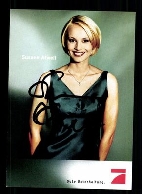 Susann Atwell SAM Autogrammkarte Original Signiert + F 1280