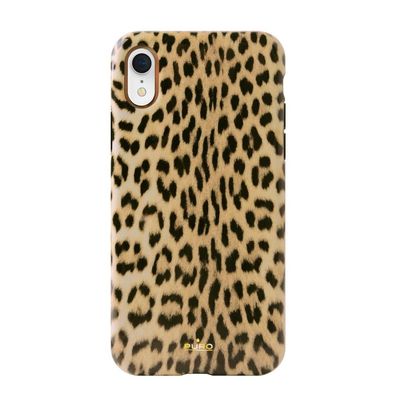 Puro Glam Cover Leopard Muster Case SchutzHülle Tasche für Apple iPhone XR
