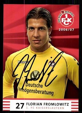 Florian Fromlowitz 1. FC Kaiserslautern 2006/07 + A 63324