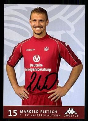 Marcelo Pletsch 1. FC Kaiserslautern 2005-06 TOP + A 63345