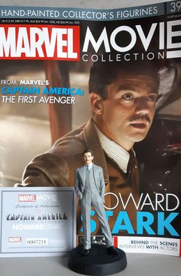 MARVEL MOVIE Collection #39 Marvel Howard Stark Figurine (The Winter Soldier) Figurin
