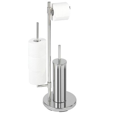 Toilettenpapierhalter und WC-Bürstenhalter Universalo NEO - 3 in 1, WENKO