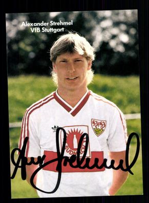 Alexander Strehmel Autogrammkarte VFB Stuttgart 1987-88 Original Sign 1. Karte