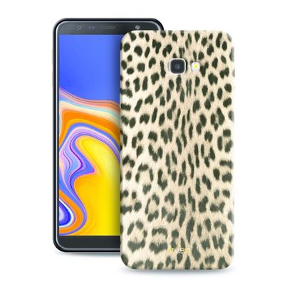 Puro Glam Cover Leopard Muster Case SchutzHülle Tasche für Samsung J4+