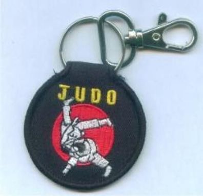 Schlüsselanhänger Judo gestickt