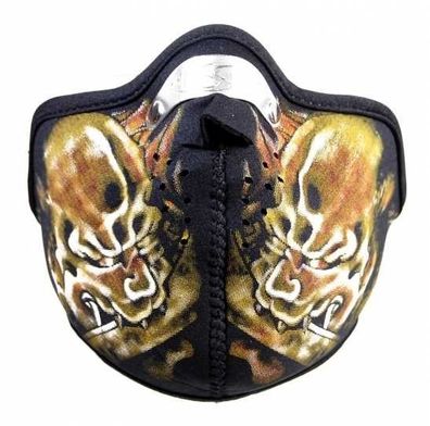 Sport Neopren Maske Devil´s Warrior, Biker Mask Devil´s Warrior, Mund- Nasenschutz