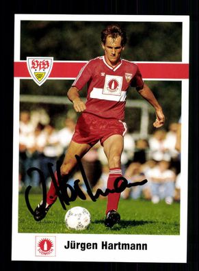 Jürgen Hartmann Autogrammkarte VFB Stuttgart 1989-90 Original Signiert