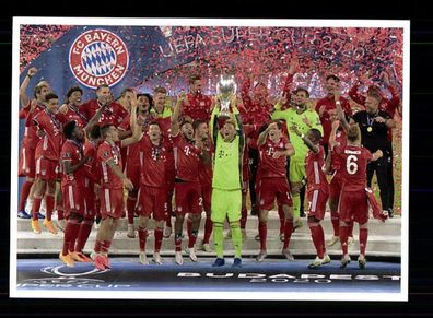 Bayern München Mannschaftskarte UEFA Supercup Sieger 2020