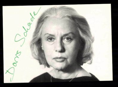 Doris Schade Rüdel Autogrammkarte Original Signiert # BC 96596