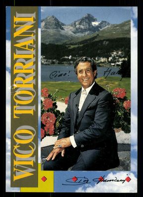 Vico Torriani Autogrammkarte Original Signiert ## BC 45426