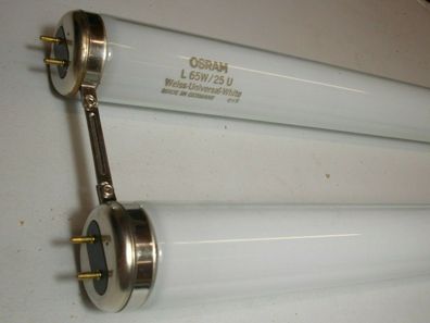 Starter + Osram L 65w / 25 U Weiß-universal-white U-Lampe U-förmig Neon 65w/25 u