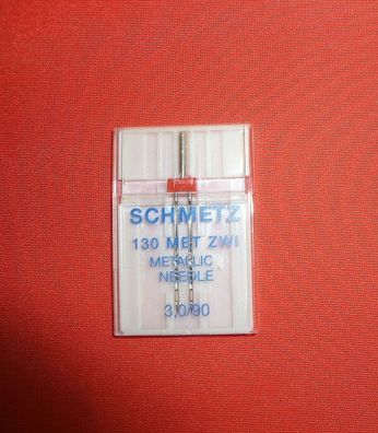 Schmetz Zwillingsnadel Metallic 130MET 3.0/90